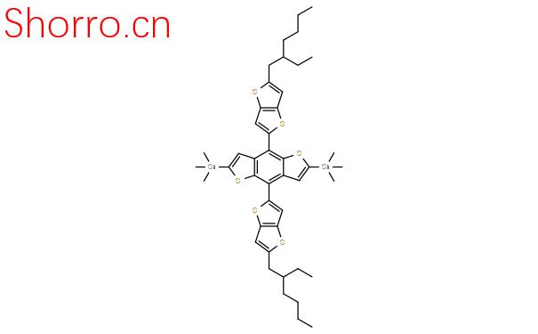 2,6-二(三甲基锡)-4,8-二(5-(2-乙基己基)噻吩-2-基)-并并二噻吩结构式图片|1444200-40-1结构式图片