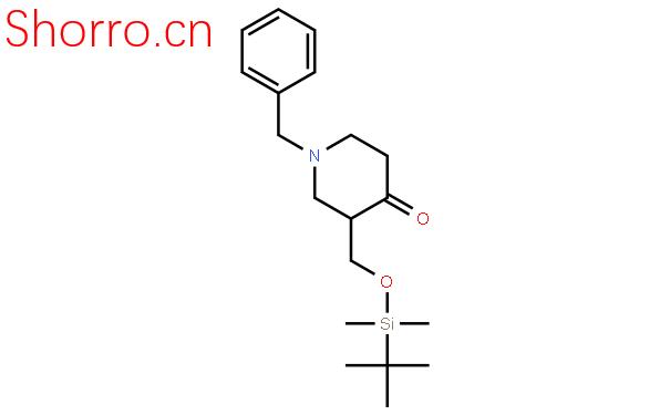 N-苄基-3-(叔丁基二甲基锡氧基甲基)-4-哌啶酮结构式图片|325486-37-1结构式图片
