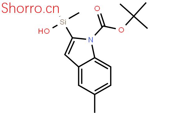 1-Boc-2-(羟基二甲基锡)-5-甲基吲哚结构式图片|475102-18-2结构式图片