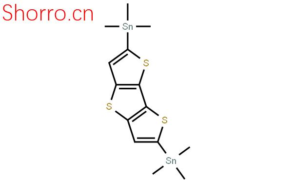 2,6-二(三甲基锡)-二噻吩并[3,2-B:2',3'-D]噻吩结构式图片|502764-57-0结构式图片