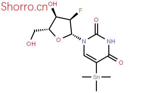 2'-脱氧-2'-氟-5-(三甲基锡烷基)尿苷结构式图片|336881-26-6结构式图片
