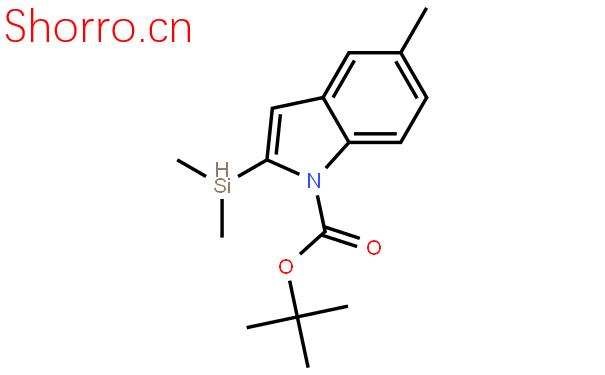 1-Boc-2-二甲基锡-5-甲基吲哚结构式图片|475102-17-1结构式图片