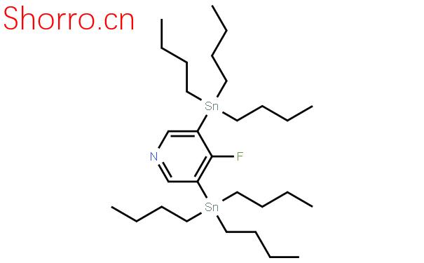 4-氟-3,5-二(三丁基锡烷基)吡啶,4-氟-3,5-二(三丁基锡烷基)吡啶结构式图片|1204580-75-5结构式图片