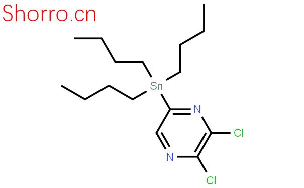 2,3-二氯-5-三丁基锡吡嗪结构式图片|446285-50-3结构式图片