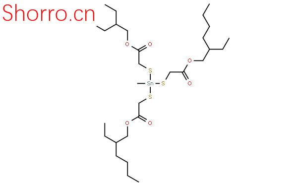 甲基锡三(巯基异辛酯)结构式图片|57583-34-3结构式图片